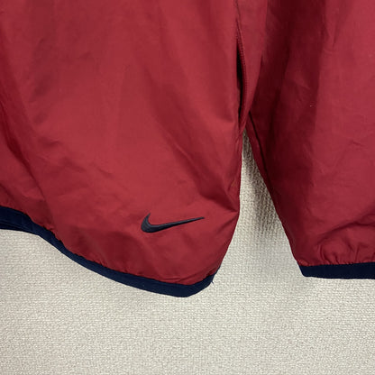 NIKE　ナイキ　ハーフジッププルオーバージャケット　赤　レッド　Sサイズ