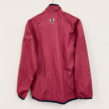 NIKE　ナイキ　ハーフジッププルオーバージャケット　赤　レッド　Sサイズ