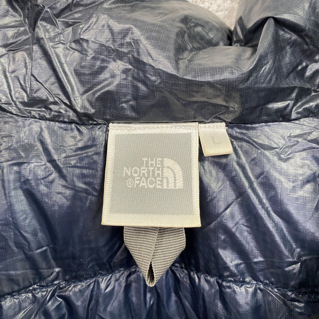 THE NORTH FACE　ザ・ノースフェイス　ライトヒートジャケット　ダウンジャケット　紺　ネイビー　Lサイズ　古着