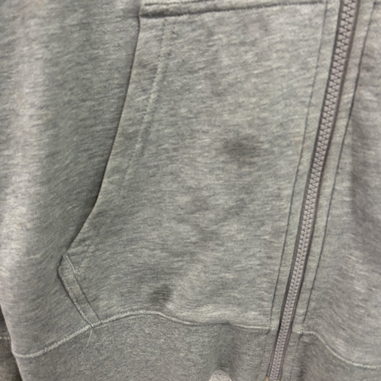 NIKE　ナイキ　フルジップスウェットパーカー/フーディー　スウッシュ　灰色　グレー　Lサイズ