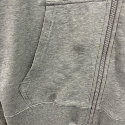 NIKE　ナイキ　フルジップスウェットパーカー/フーディー　スウッシュ　灰色　グレー　Lサイズ