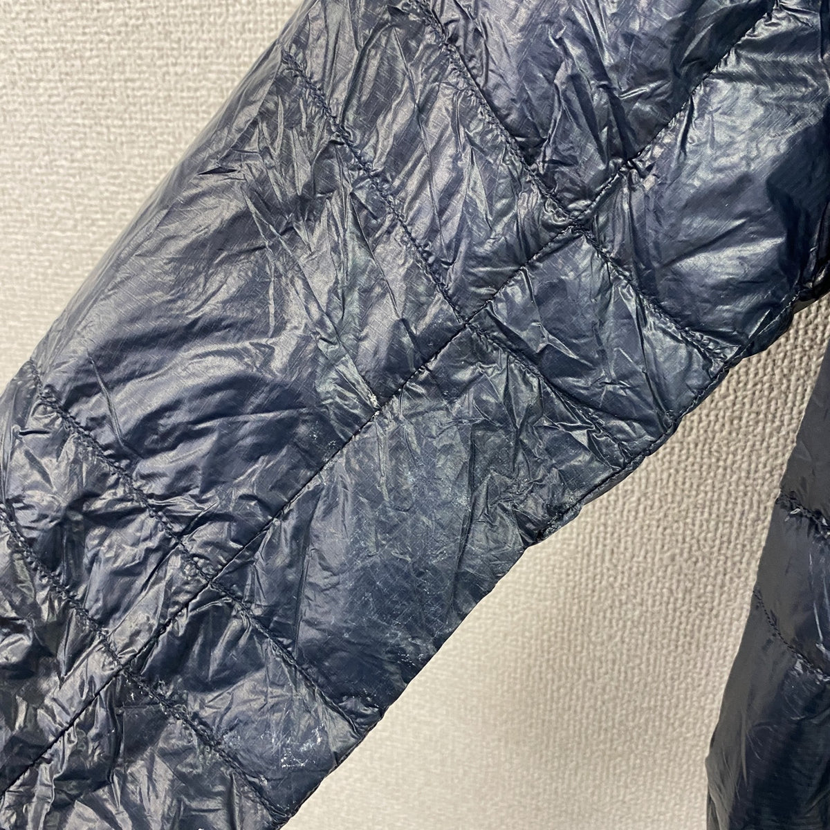 THE NORTH FACE　ザ・ノースフェイス　ライトヒートジャケット　ダウンジャケット　紺　ネイビー　Lサイズ　古着