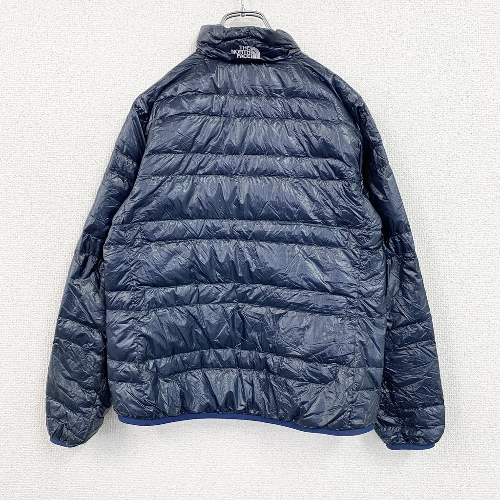THE NORTH FACE　ザ・ノースフェイス　ライトヒートジャケット　ダウンジャケット　紺　ネイビー　Lサイズ　古着