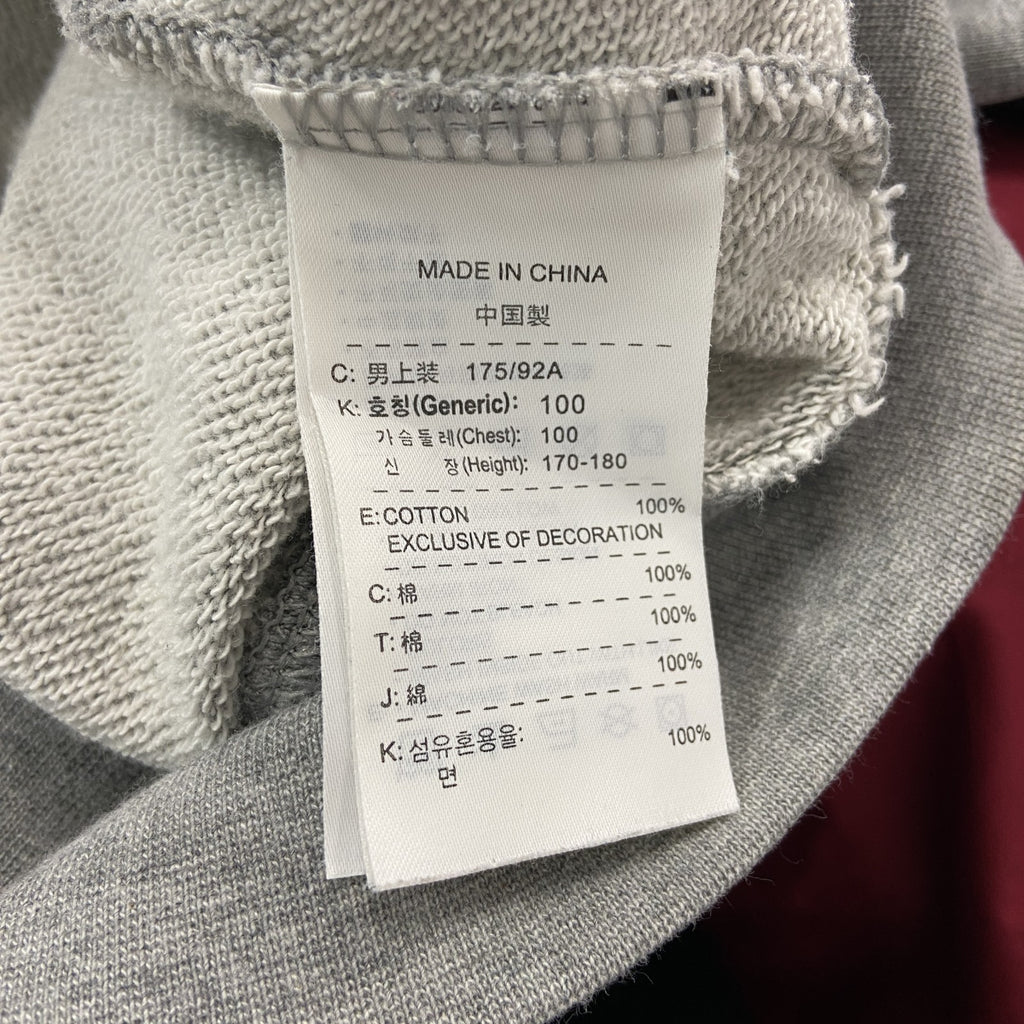 00s　NIKE　ナイキ　フルジップスウェットパーカー/フーディー　スウッシュ　ヴィンテージ　灰色　グレー　Lサイズ　古着
