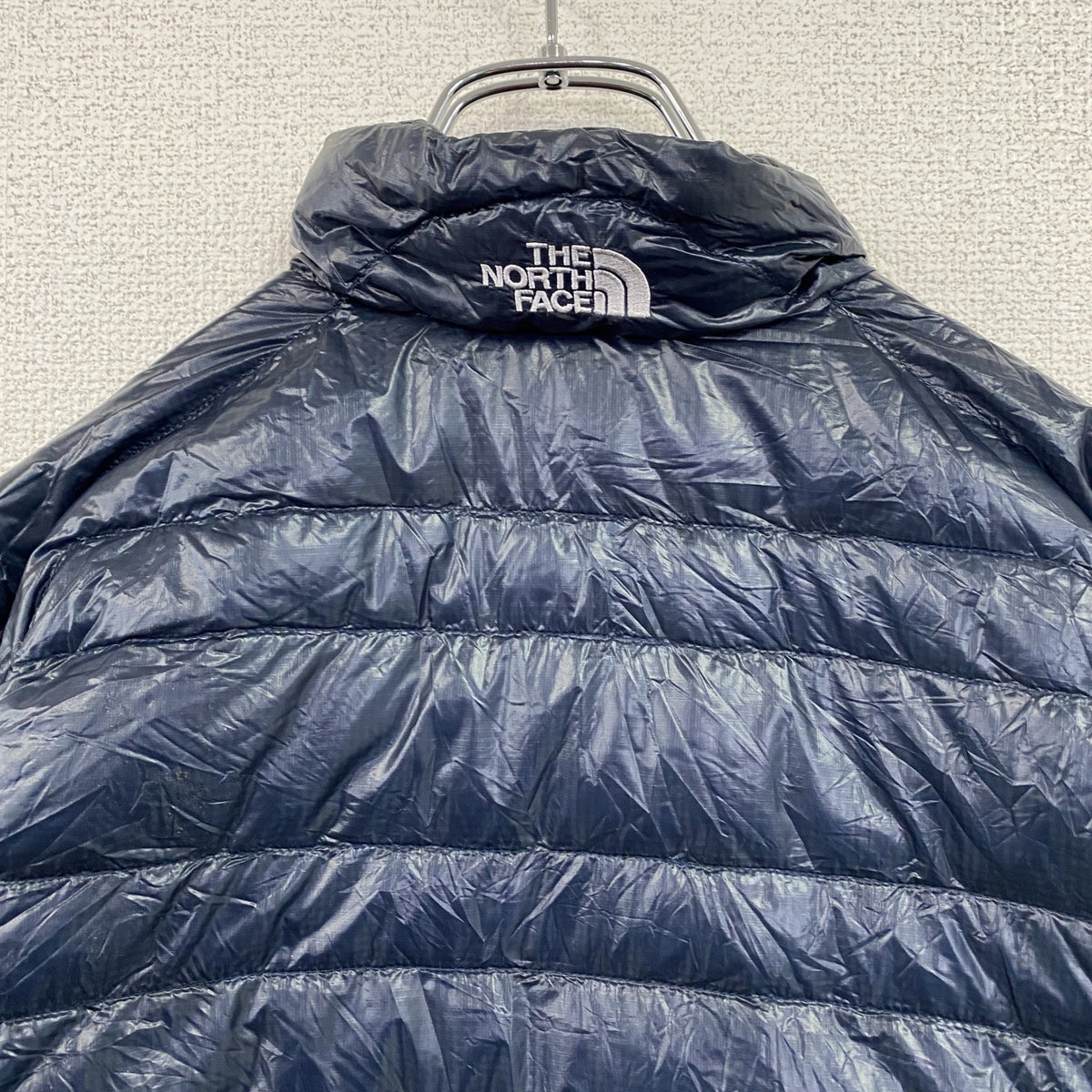 THE NORTH FACE　ザ・ノースフェイス　ライトヒートジャケット　ダウンジャケット　紺　ネイビー　Lサイズ　古着