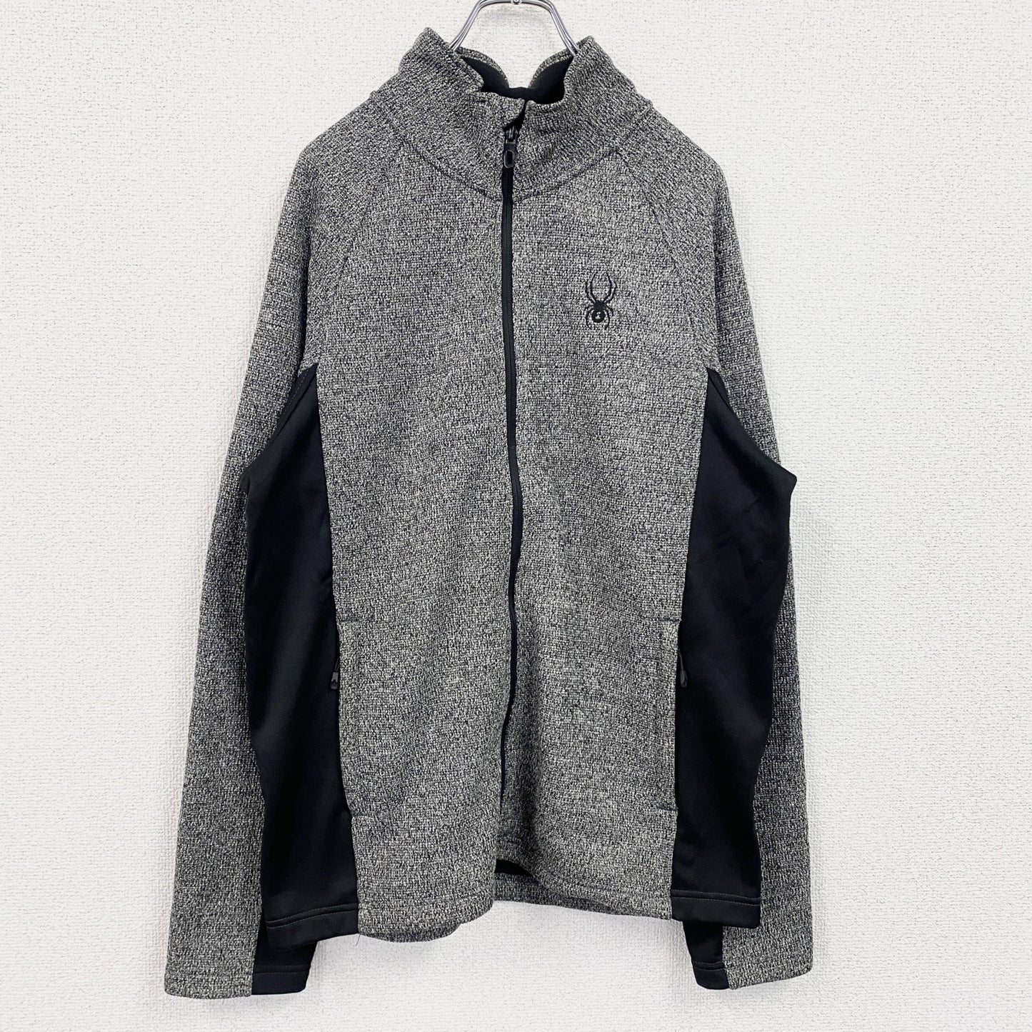 SPYDER　スパイダー　フリースジャケット/ボアジャケット　灰色　グレー　Lサイズ