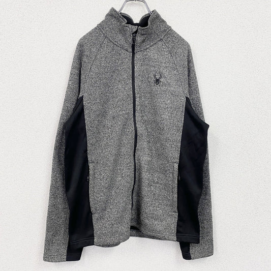 SPYDER　スパイダー　フリースジャケット/ボアジャケット　灰色　グレー　Lサイズ