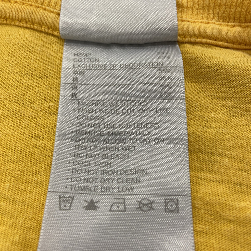 00s　NIKE　ナイキ　半袖Tシャツ　スウッシュ　アーチプリント　HAWAII　ヴィンテージ　黄色　イエロー　Mサイズ
