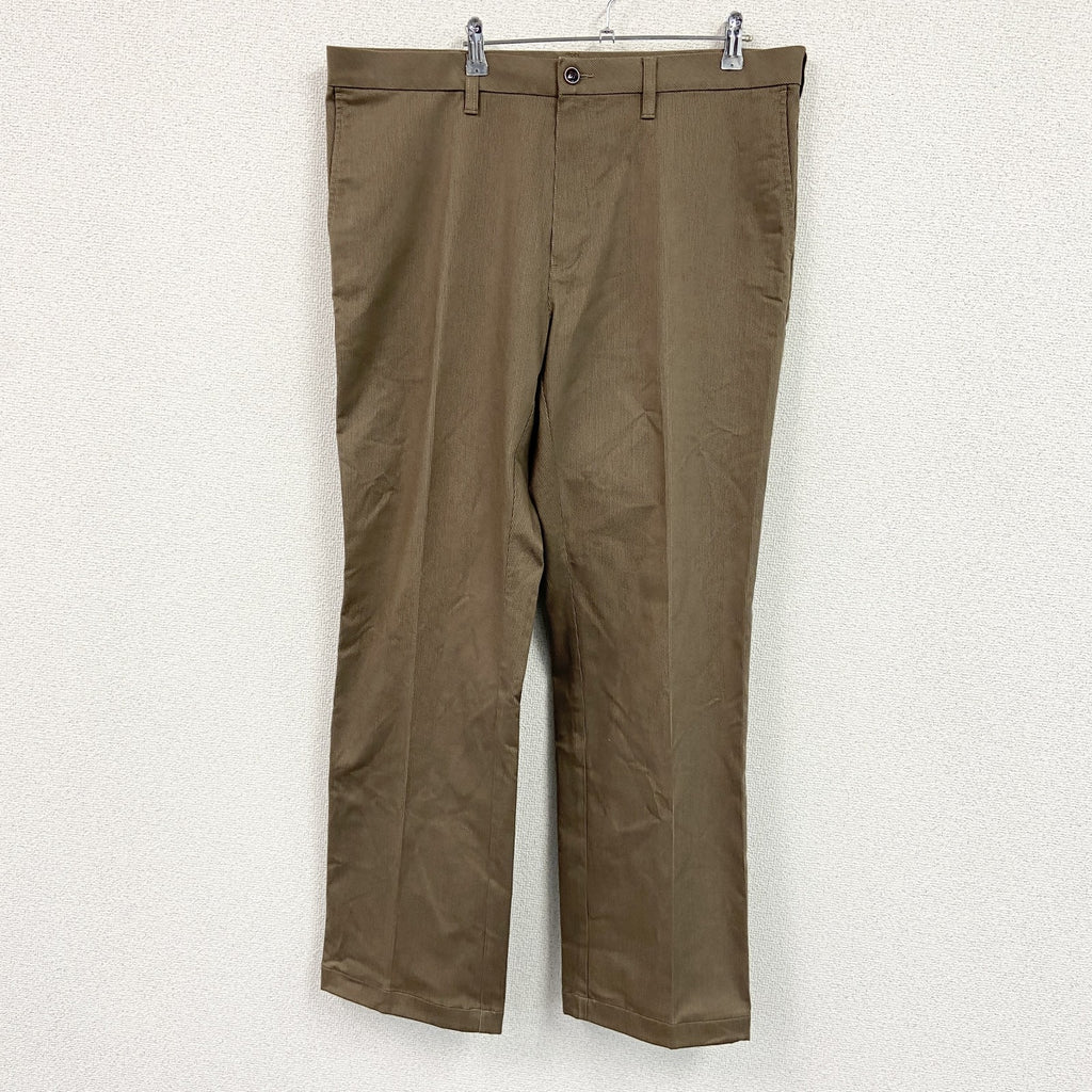 Eddie Bauer　エディーバウアー　チノパンツ　ジップフライ　茶色　ブラウン　古着