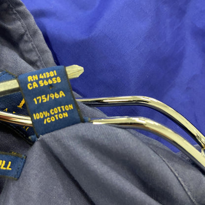 Ralph Lauren　ラルフローレン　長袖ボタンシャツ　フラップ付きポケット　青　ブルー　Mサイズ