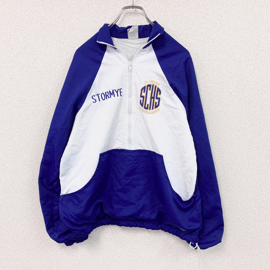 00s～　VARSITY SPIRIT　トラックジャケット/ジャージ　ヴィンテージ　青　ブルー 白　ホワイト　Mサイズ