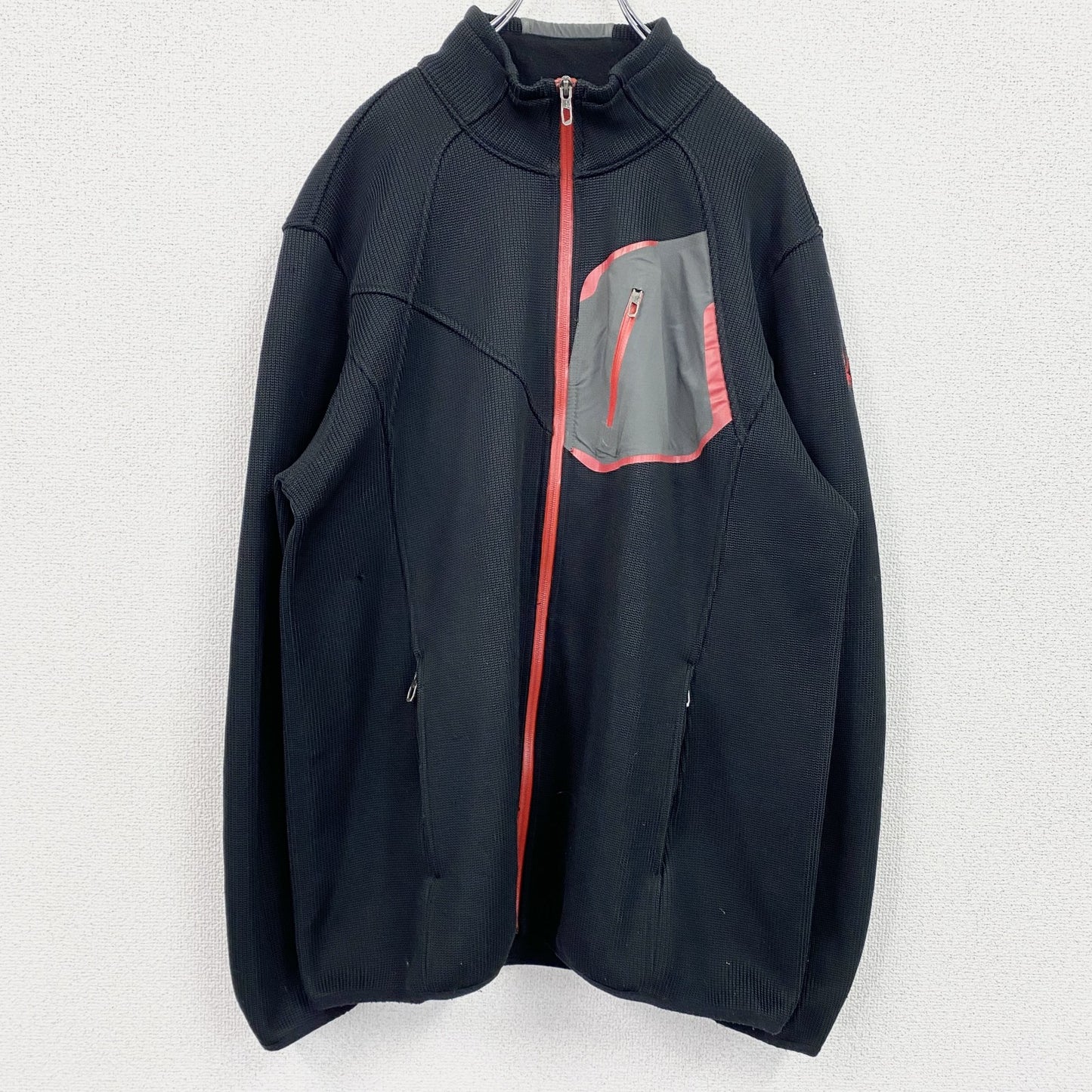 SPYDER　スパイダー　フリースジャケット/ボアジャケット　黒　ブラック　XLサイズ