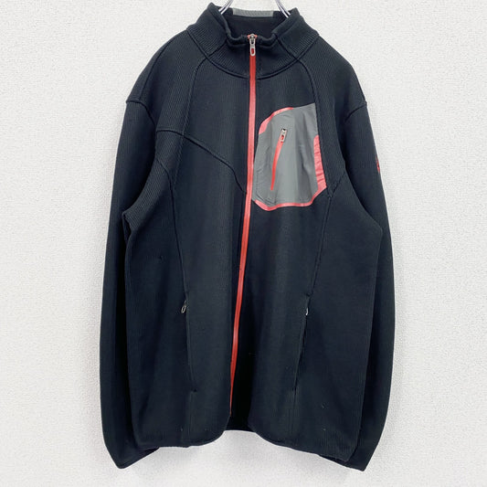 SPYDER　スパイダー　フリースジャケット/ボアジャケット　黒　ブラック　XLサイズ