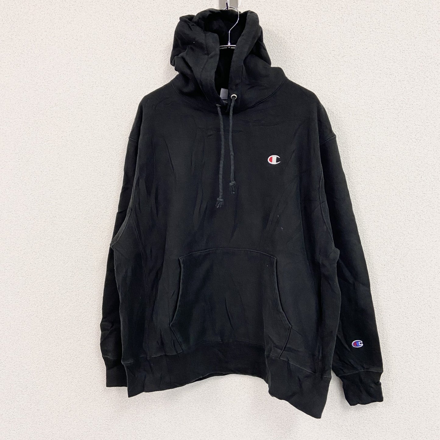 Champion　チャンピオン　リバースウィーブ　スウェットパーカー/フーディー　黒　ブラック　3XLサイズ