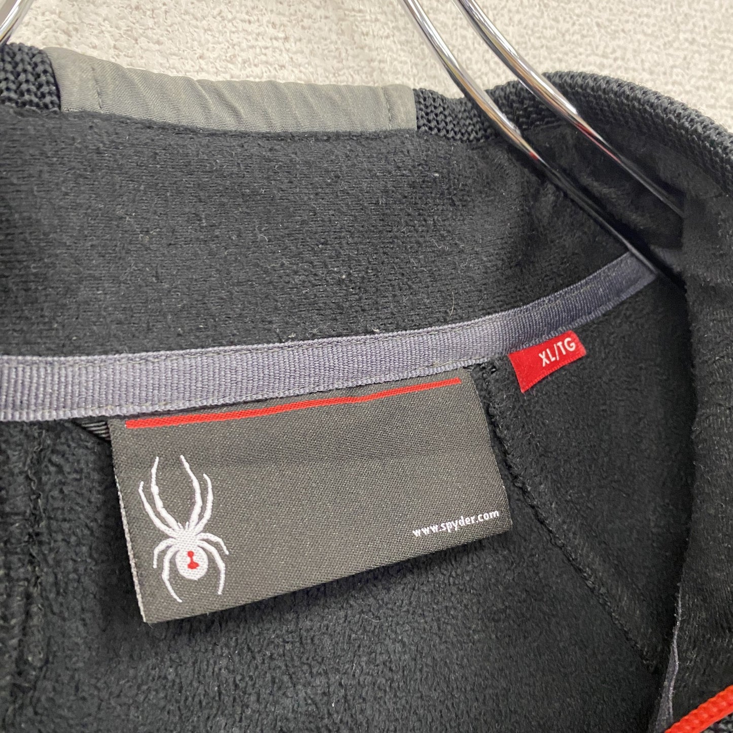 SPYDER　スパイダー　フリースジャケット/ボアジャケット　黒　ブラック　XLサイズ