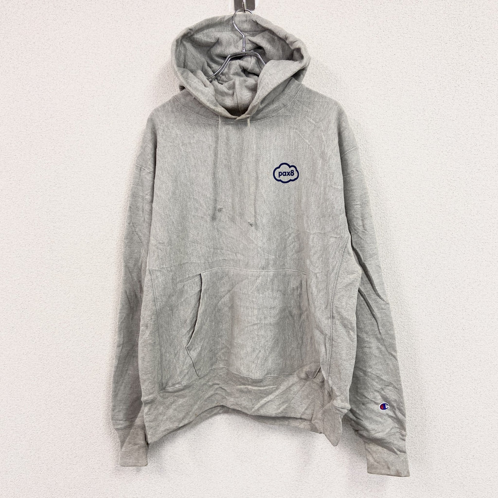 Champion　チャンピオン　リバースウィーブ　スウェットパーカー/フーディー　灰色　グレー　Lサイズ　古着