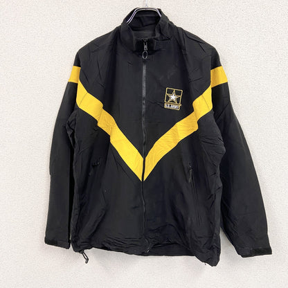 U.S.ARMY　トレーニングジャケット　ナイロンジャケット　ミリタリー　米軍　黒　ブラック　Mサイズ