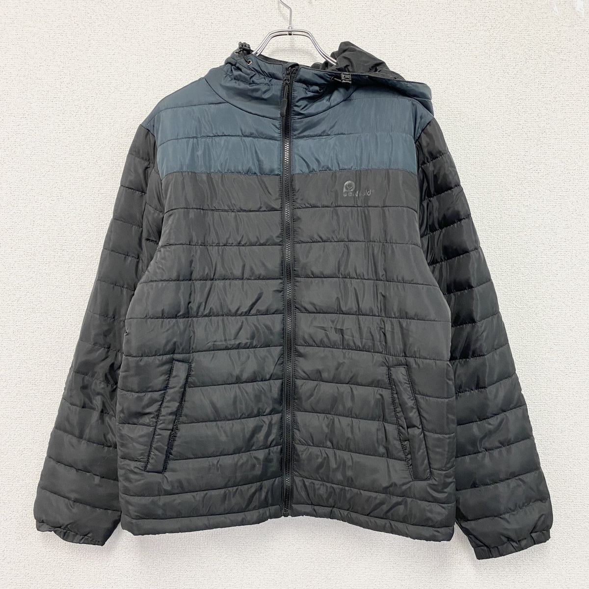 Penfield　ペンフィールド　フルジップ中綿ジャケット　ワンポイント　黒　ブラック　LLサイズ　古着