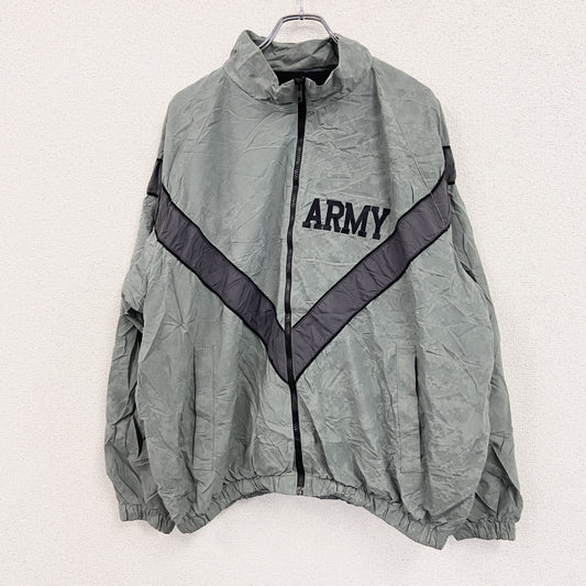 00s　米軍　U.S.ARMY　トレーニングジャケット　ナイロンジャケット　デジカモ　グレー　Lサイズ