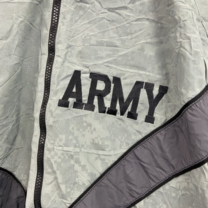 00s　米軍　U.S.ARMY　トレーニングジャケット　ナイロンジャケット　デジカモ　グレー　Lサイズ