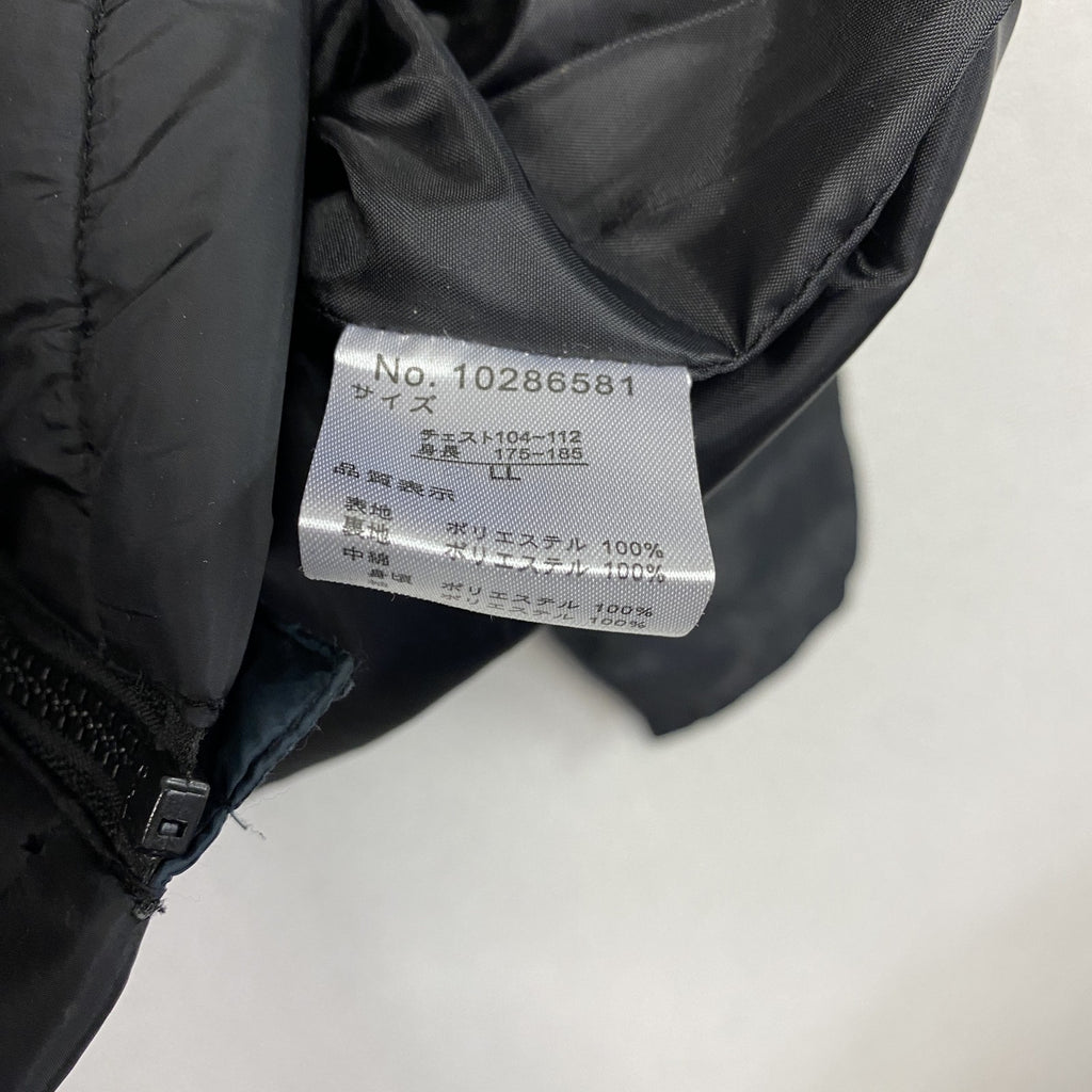 Penfield　ペンフィールド　フルジップ中綿ジャケット　ワンポイント　黒　ブラック　LLサイズ　古着