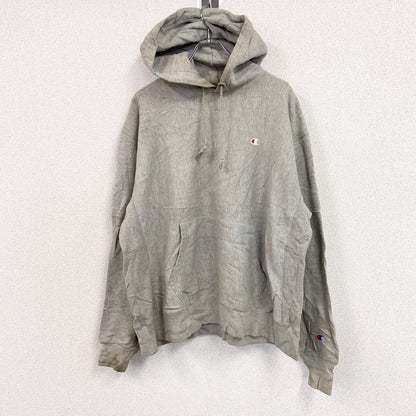 Champion　チャンピオン　リバースウィーブ　スウェットパーカー/フーディー　灰色　グレー　Lサイズ