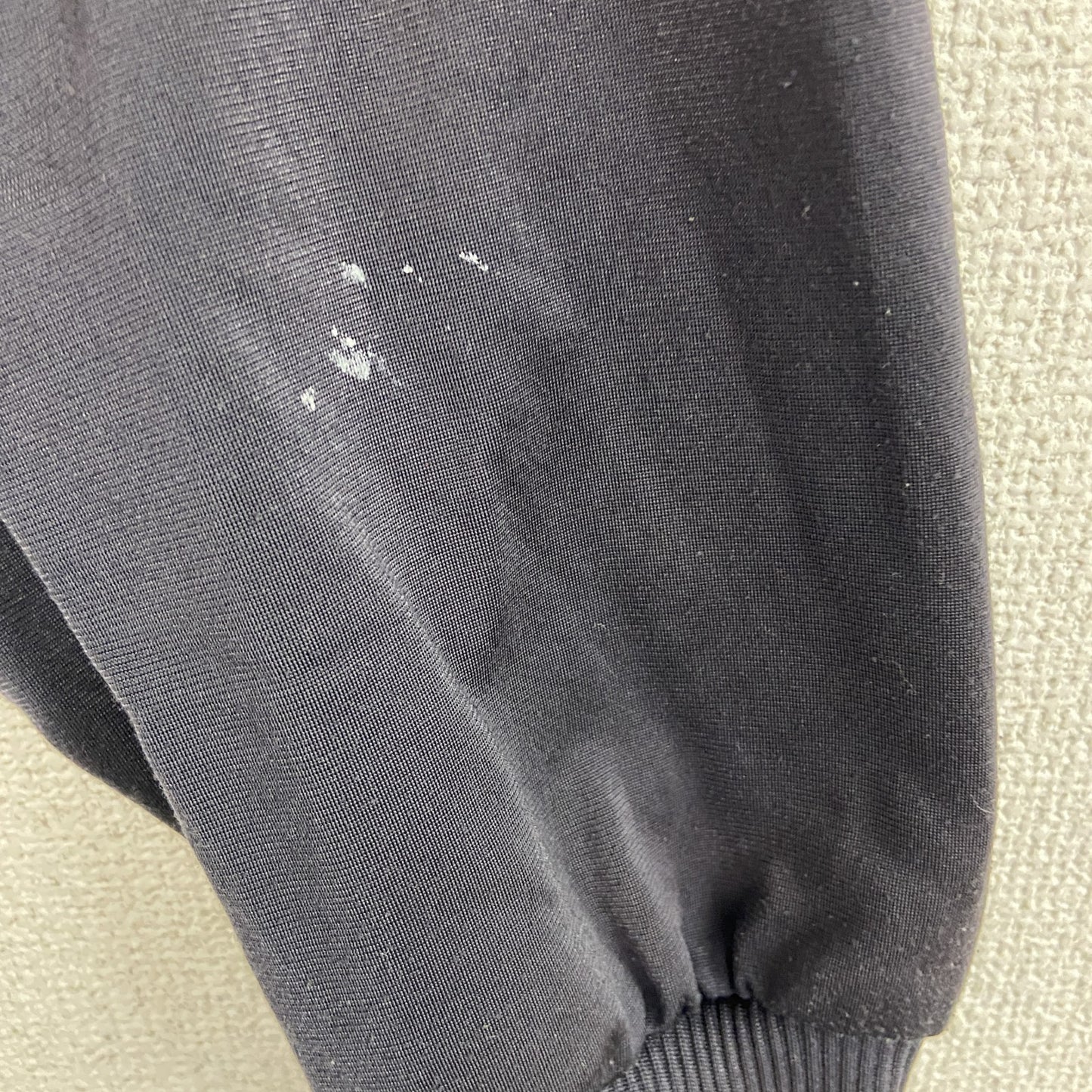 90s　NIKE　ナイキ　トラックジャケット/ジャージ　刺繍ロゴ　スウッシュロゴ　ヴィンテージ　ブラック　Sサイズ