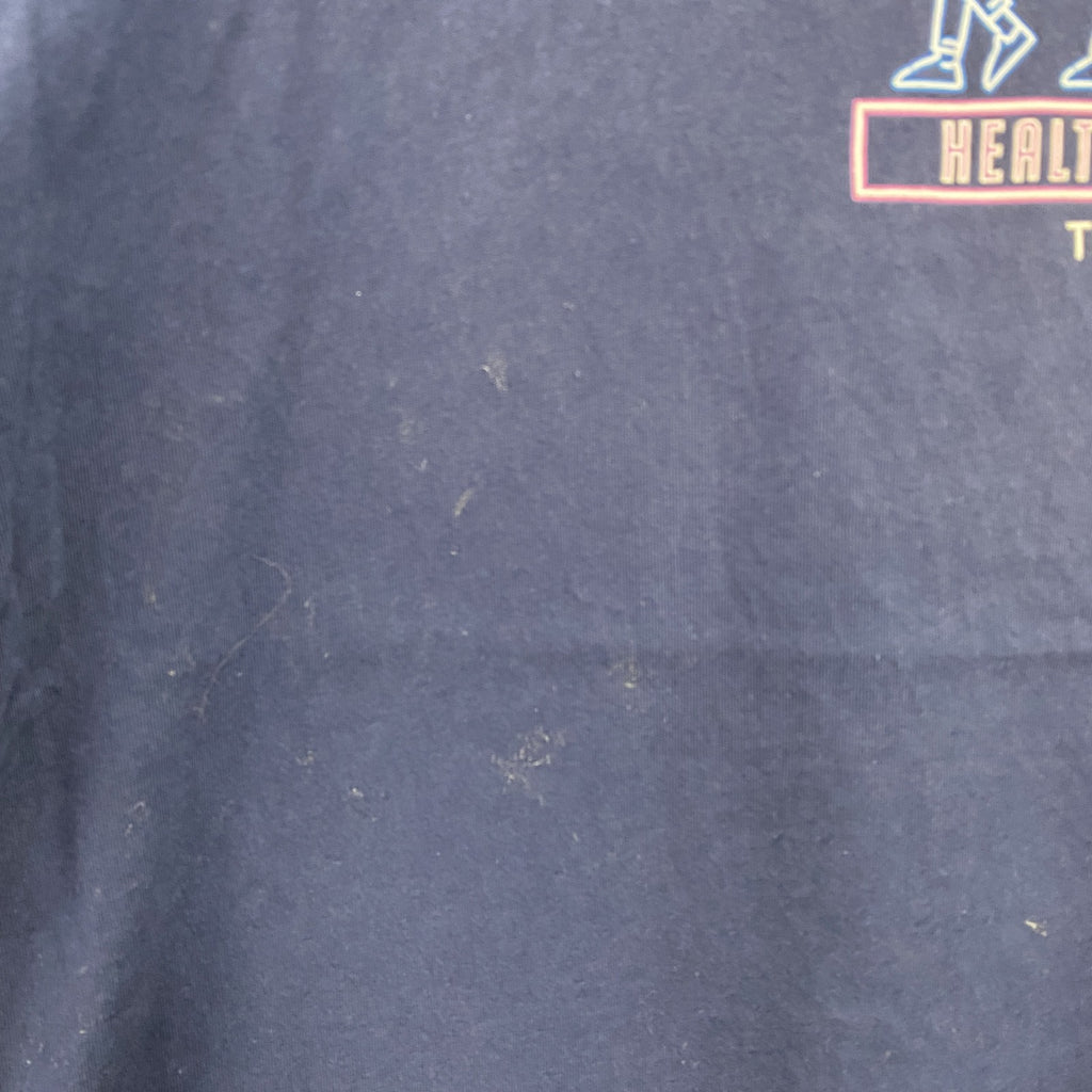 Baleno　半袖プリントTシャツ　紺 ネイビー　XLサイズ　古着