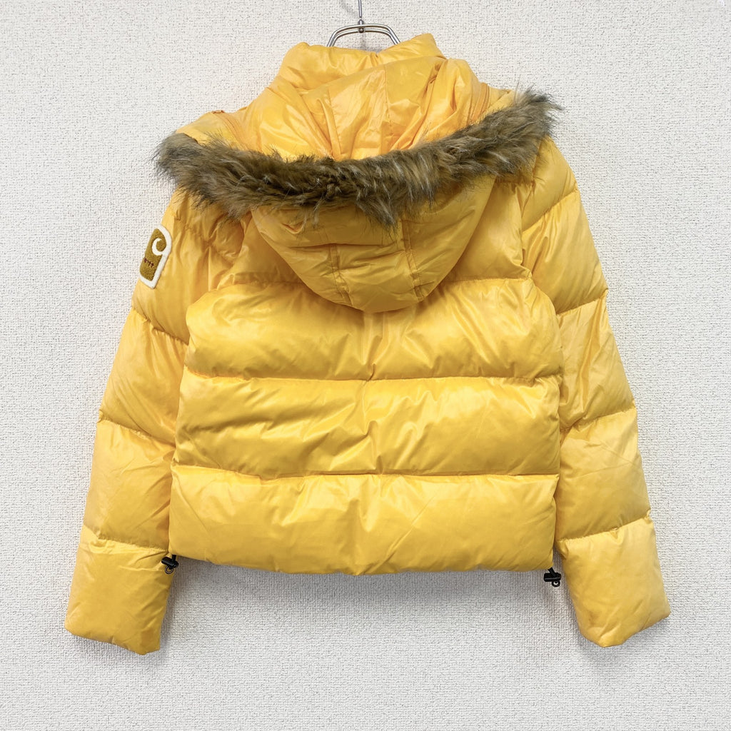 Carhartt　カーハート　ダウンジャケット　ダウン90％　黄色　イエロー　Sサイズ　古着