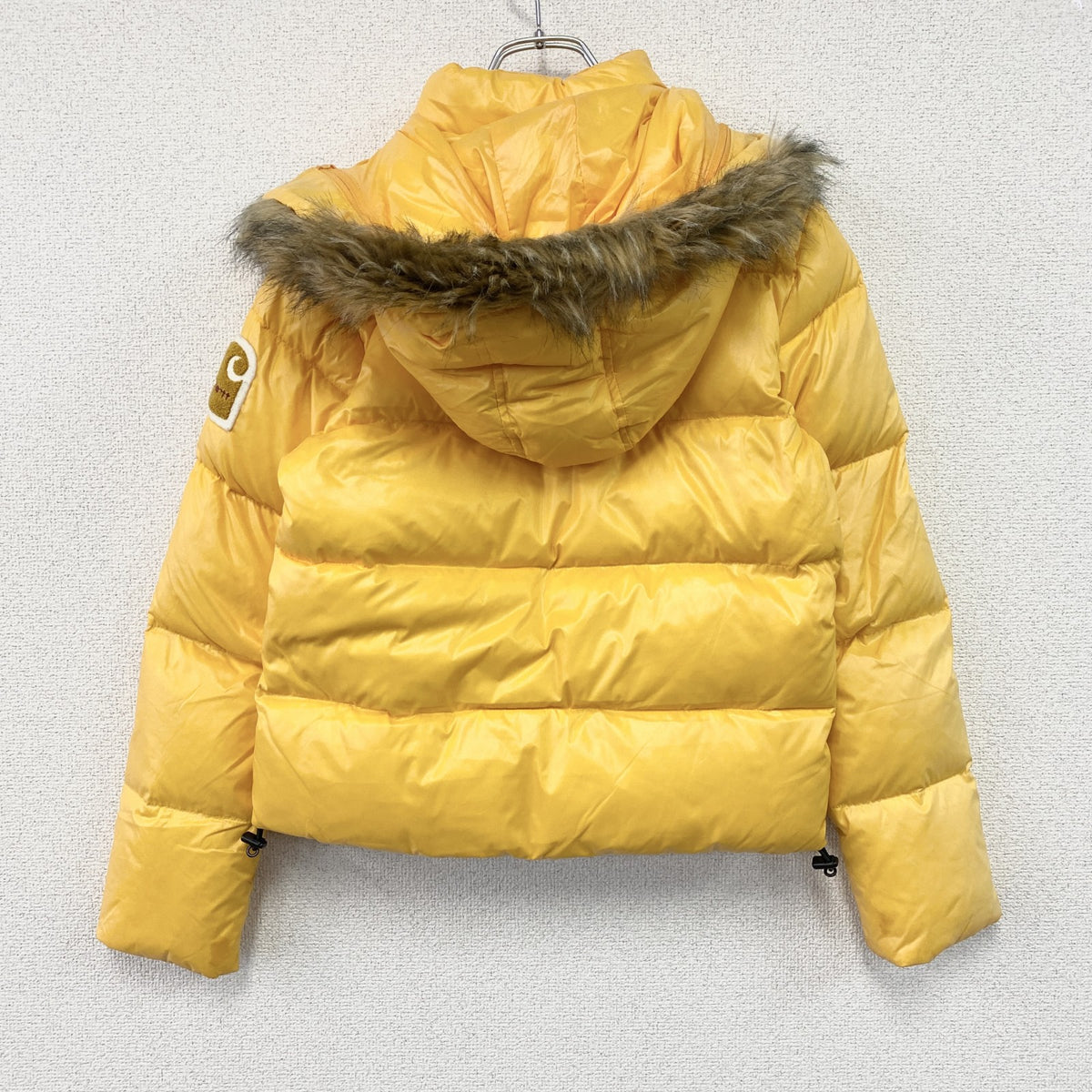 Carhartt　カーハート　ダウンジャケット　ダウン90％　黄色　イエロー　Sサイズ　古着