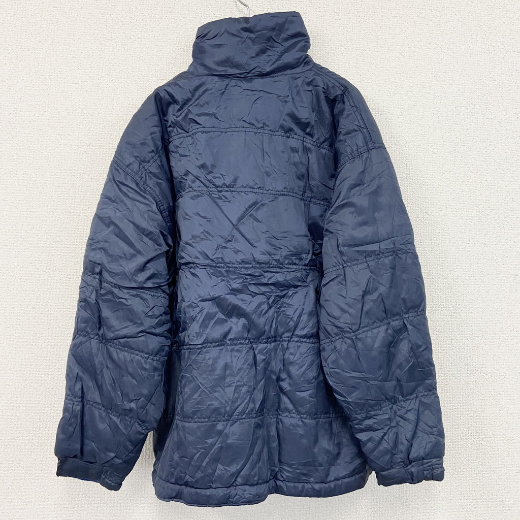 90s～　Nautica　ノーティカ　中綿ジャケット　フリースジャケット　ヴィンテージ　リバーシブル　紺　ネイビー　古着