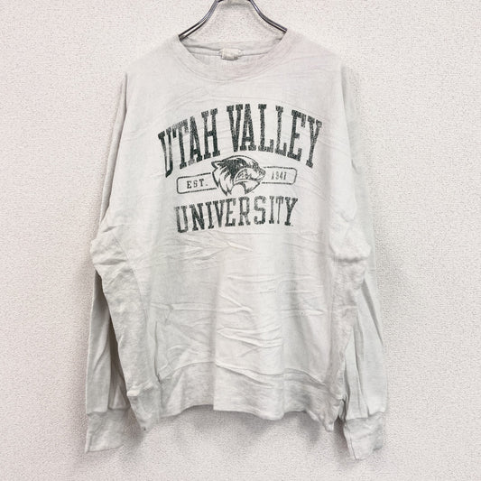 Champion　チャンピオン　リバースウィーブ　スウェット/トレーナー　カレッジロゴ　灰色　グレー　2XLサイズ