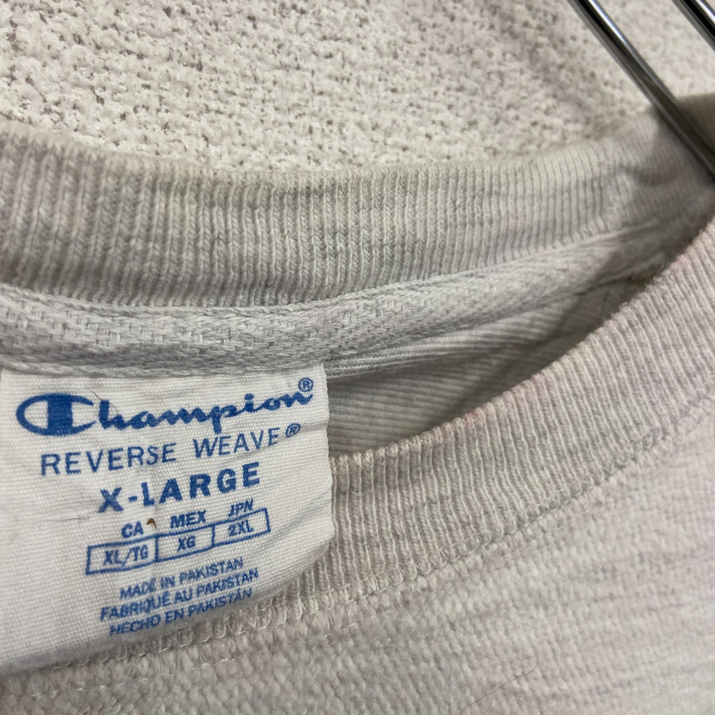 Champion　チャンピオン　リバースウィーブ　スウェット/トレーナー　カレッジロゴ　灰色　グレー　2XLサイズ　古着