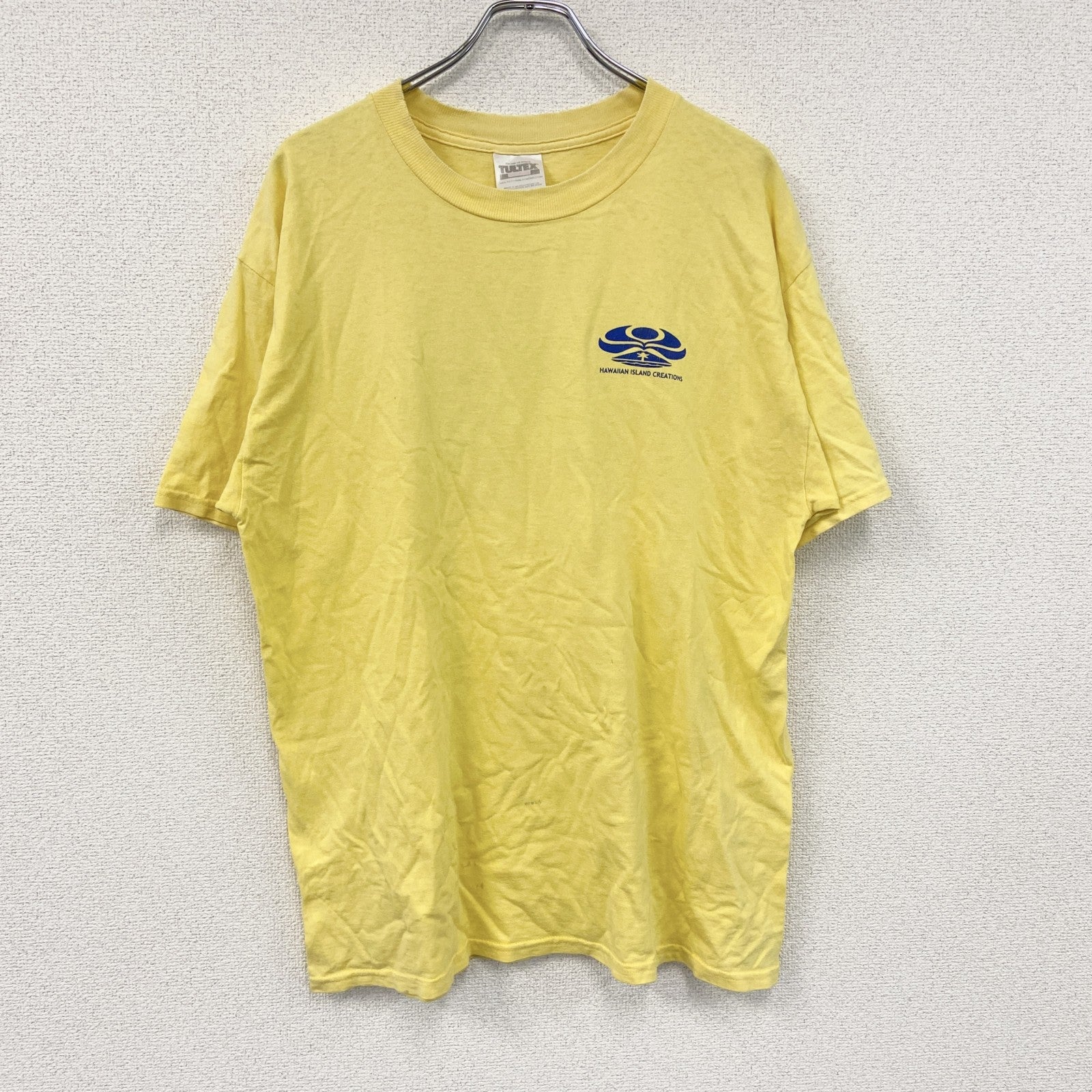TULTEX　HIC　エイチアイシー　半袖プリントＴシャツ　黄色　イエロー　Lサイズ