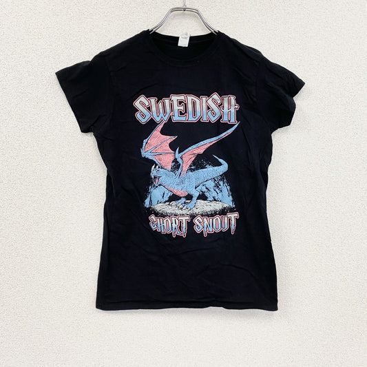 GILDAN　ギルダン　半袖プリントTシャツ　黒　ブラック　Lサイズ