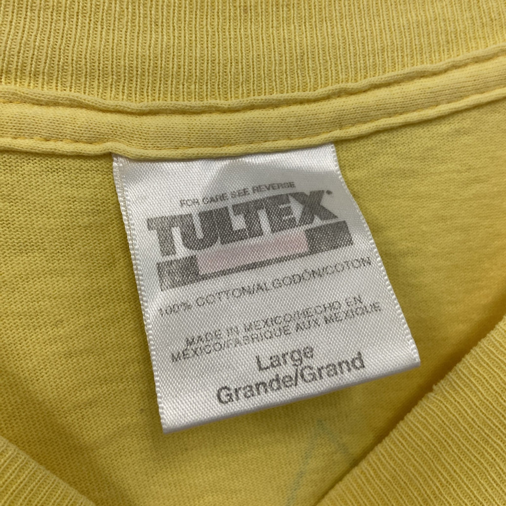 TULTEX　HIC　エイチアイシー　半袖プリントＴシャツ　黄色　イエロー　Lサイズ
