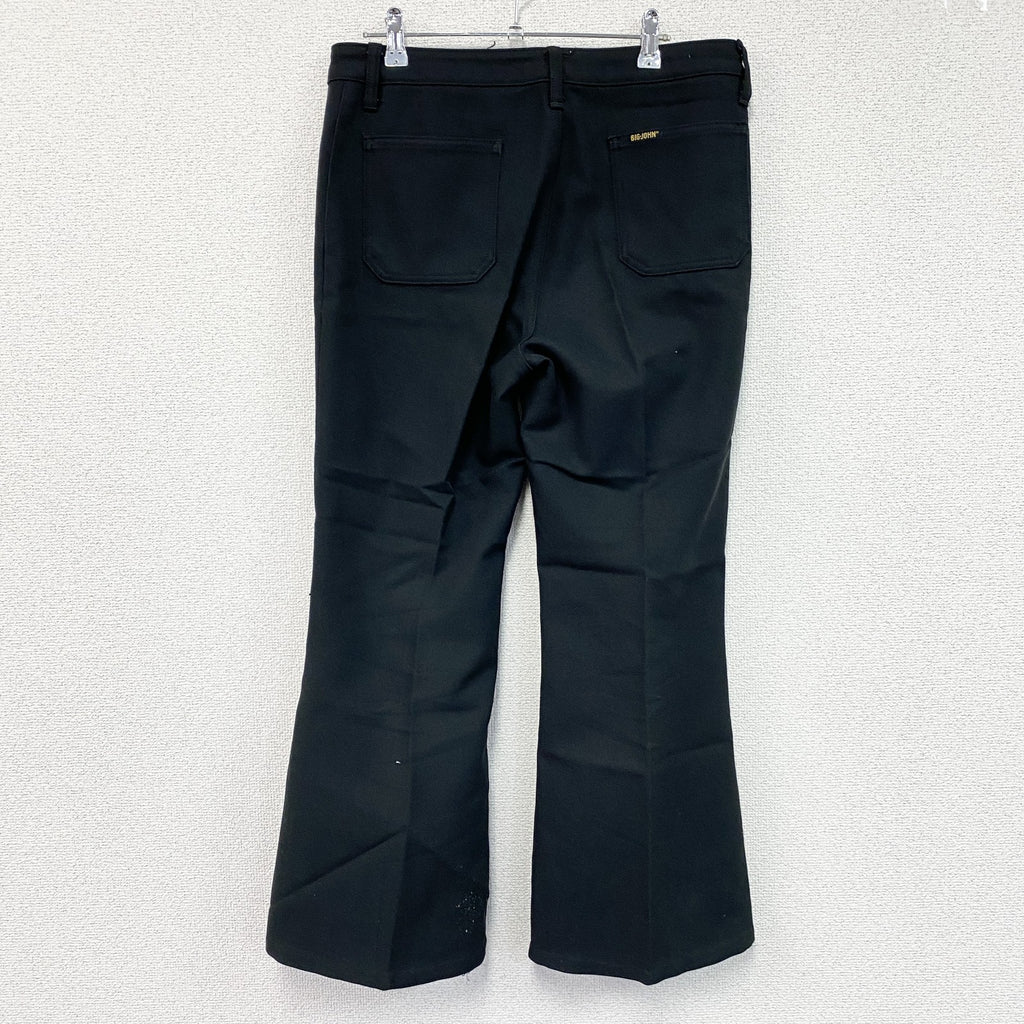 BIG JOHN　ビッグジョン　BIG PREST　ビッグプレスト　フレアパンツ　黒　ブラック　古着