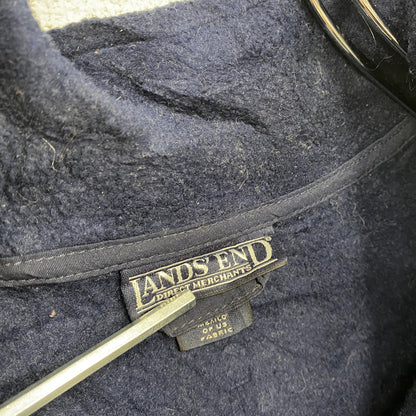 ～00s　LAND’S END　ランズエンド　フリースジャケット/ボアジャケット　ヴィンテージ　紺　ネイビー　XLサイズ