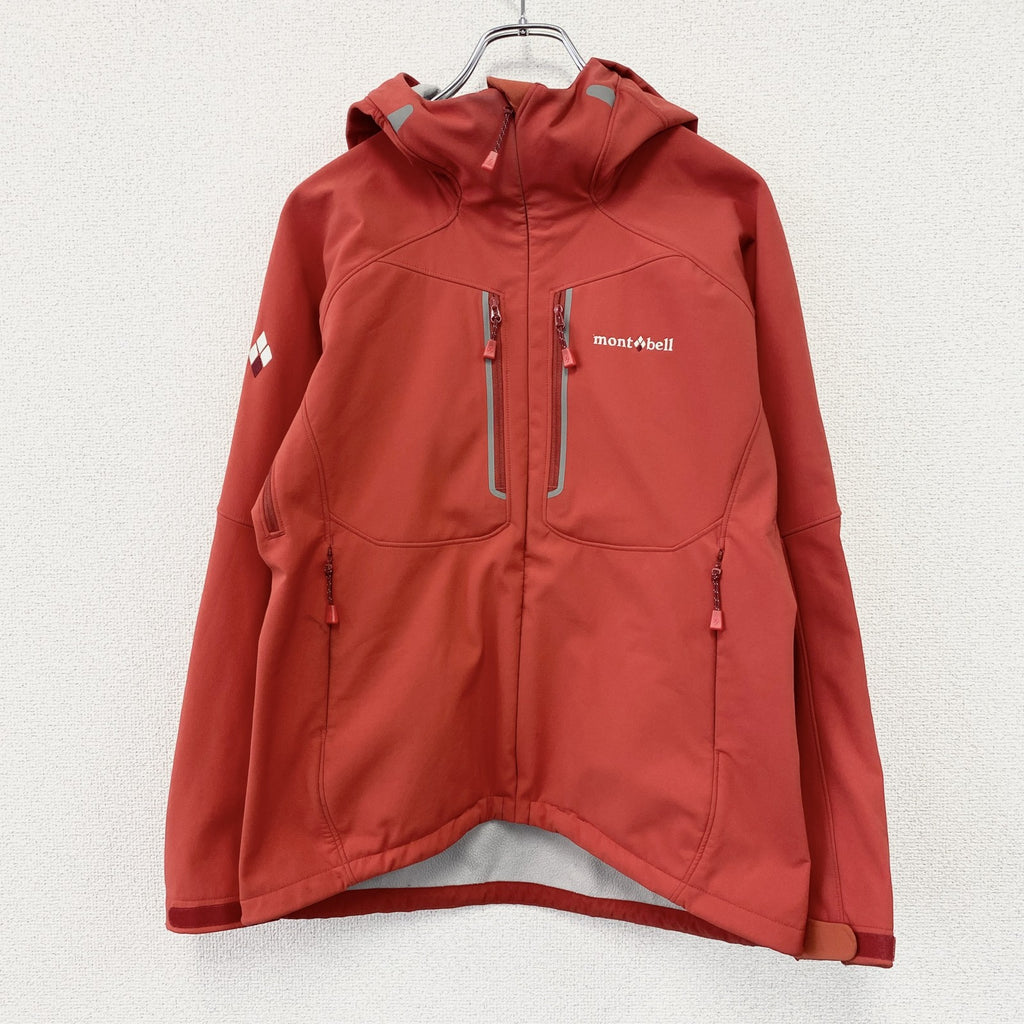 mont-bell　モンベル　パウダーシェッドパーカ　赤　レッド　Mサイズ　古着