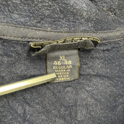 ～00s　LAND’S END　ランズエンド　フリースジャケット/ボアジャケット　ヴィンテージ　紺　ネイビー　XLサイズ