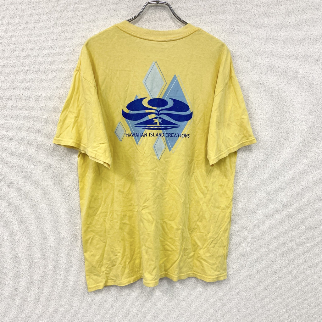 TULTEX　HIC　エイチアイシー　半袖プリントＴシャツ　黄色　イエロー　Lサイズ
