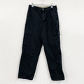 Wrangler　ラングラー　カーゴパンツ　ワークパンツ　ジップフライ　ワンポイント　黒　ブラック　32サイズ　古着