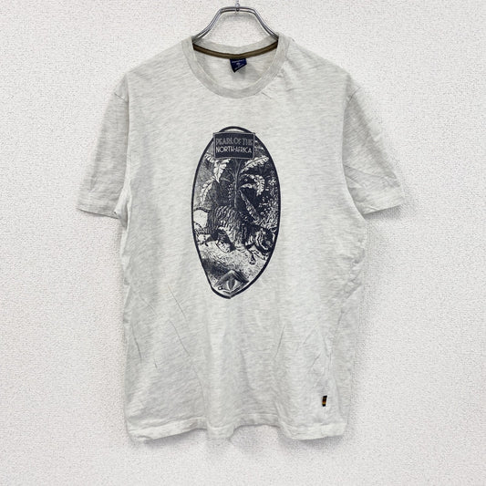 SPRINGFIELD　半袖プリントTシャツ　霜降りグレー　XLサイズ
