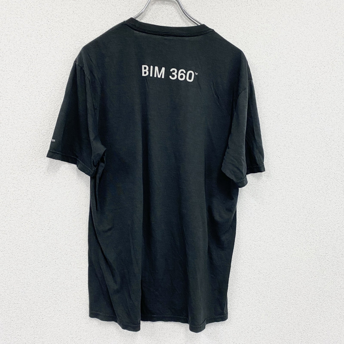 BIM360　半袖プリントTシャツ　黒　ブラック　古着