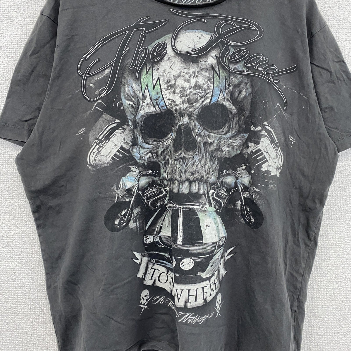 Urban Sprit　半袖プリントTシャツ　灰色　グレー　2XLサイズ　古着