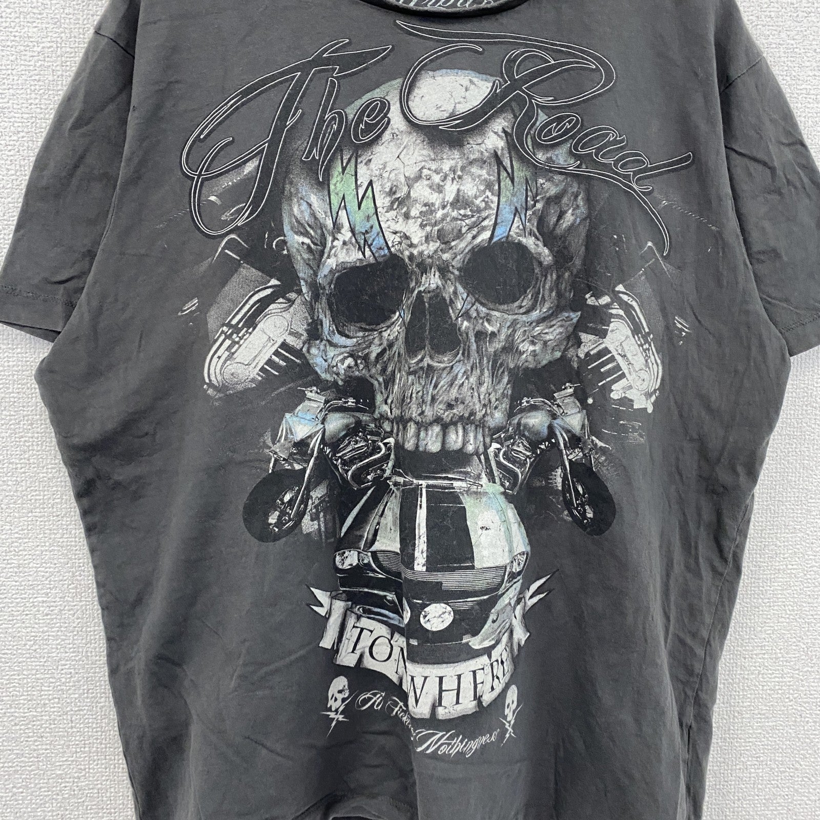 Urban Sprit　半袖プリントTシャツ　灰色　グレー　2XLサイズ　古着