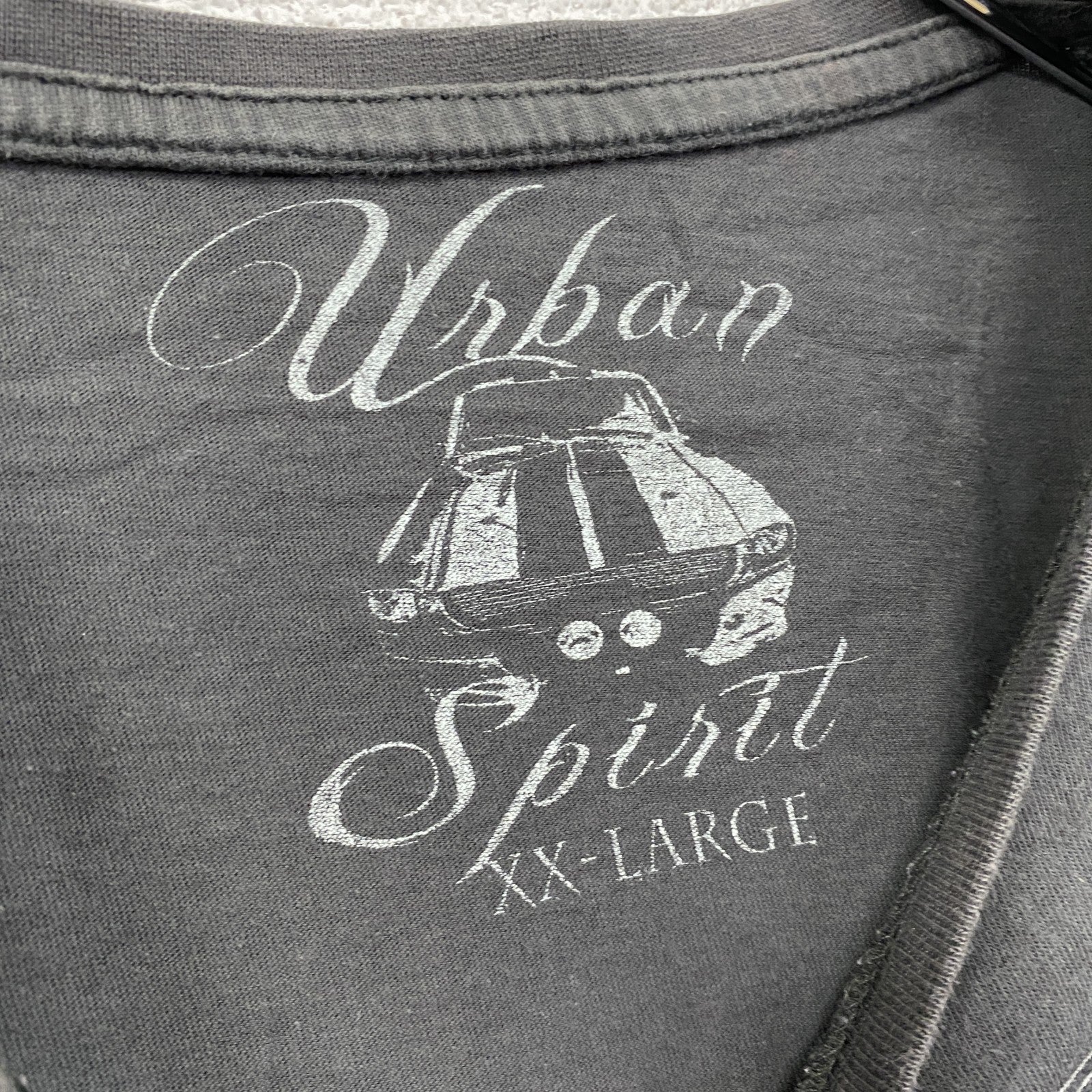 Urban Sprit　半袖プリントTシャツ　灰色　グレー　2XLサイズ　古着