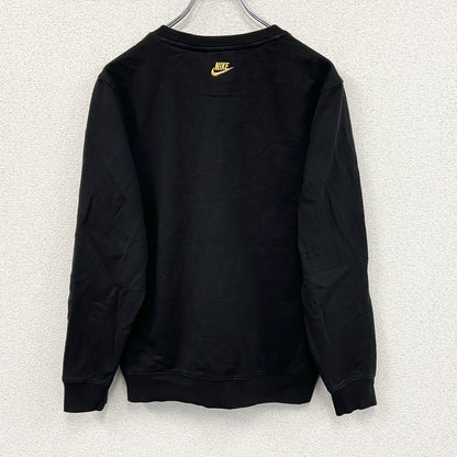 NIKE　ナイキ　スウェット/トレーナー　チェック柄　黒　ブラック　Lサイズ