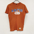 Abercrombie　アバクロンビー　半袖プリントＴシャツ　シングルステッチ　オレンジ　Sサイズ