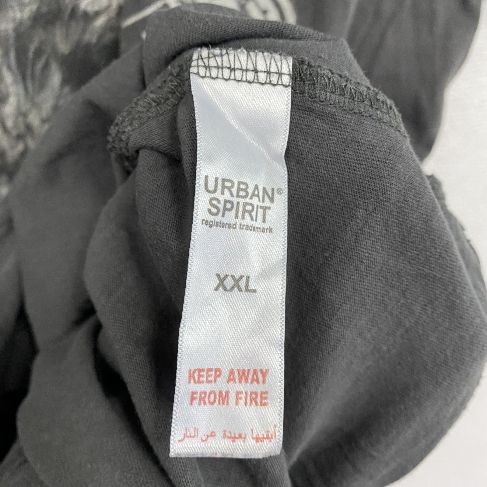 Urban Sprit　半袖プリントTシャツ　灰色　グレー　2XLサイズ　古着